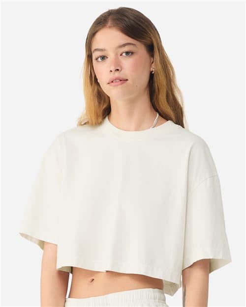 BELLA + CANVAS Women's Garment-Dyed Cropped Tee