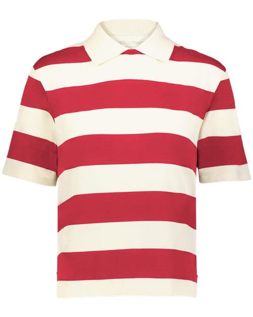 Holloway Women's Prep Street Rugby Crop T-Shirt