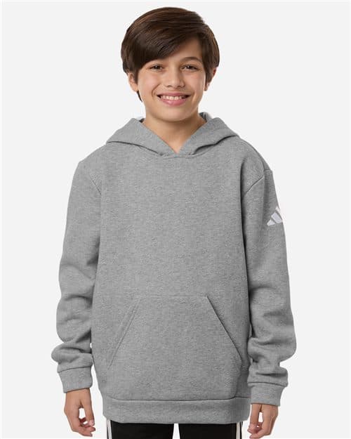 Adidas Youth Fleece Hooded Sweatshirt