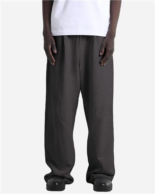 Shaka Wear Unisex Garment-Dyed Pleated Pants