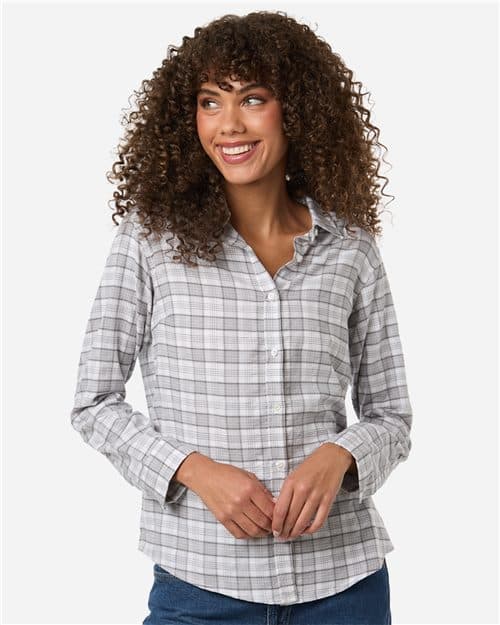 Devon & Jones Women's Concord Yarn-Dye Flannel Shirt