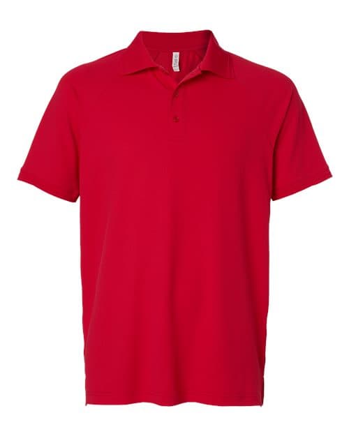 Team 365 Men's Topspin Stretch Grid Textured Polo