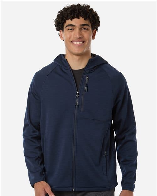 North End Men's Terrain Bonded Fleece Hooded Jacket