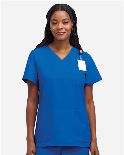 Hanes Women's V-Neck 3 Pocket Scrub Top