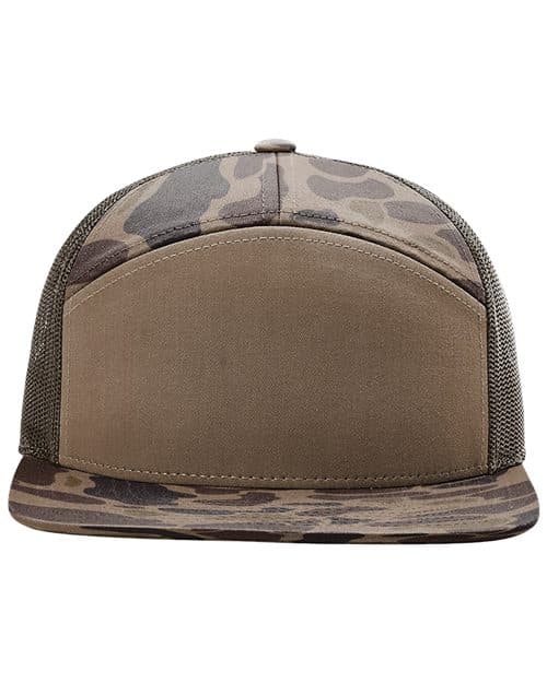 Richardson Printed Seven-Panel Trucker Cap