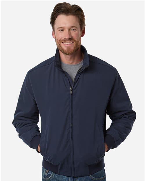 Weatherproof Men's Fleece Lined Microfiber Bomber Jacket