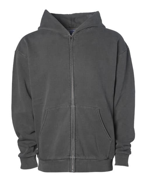 Independent Trading Co. Unisex Mainstreet Heavyweight Full-Zip Hooded Sweatshirt