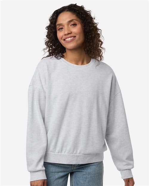 Independent Trading Co. Women's California Wave Wash Sunday Crewneck Sweatshirt