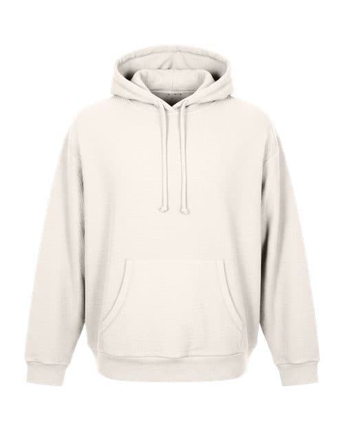 Boxercraft Unisex Corded Pullover Hooded Sweatshirt