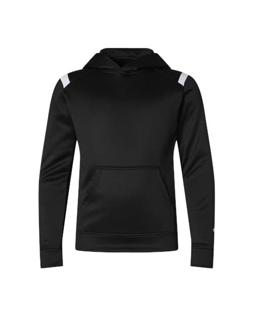 Badger Youth On The Rise Performance Hooded Sweatshirt