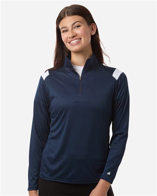 Badger Women's On The Rise Quarter-Zip Pullover
