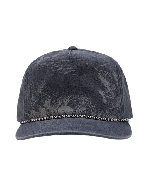 DRI DUCK Walleye Nature Scene Cap