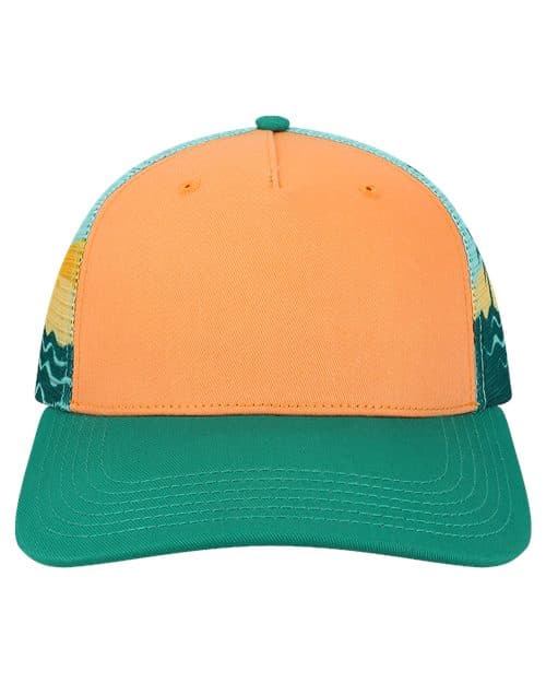 LOCALE Plain Front Five-Panel Trucker Cap