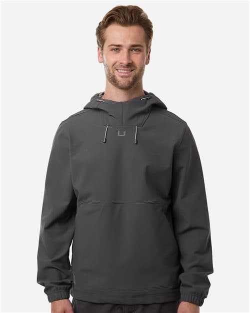 HUK Men's Breaker Soft Shell Hooded Pullover