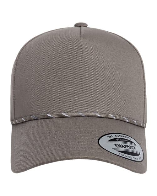YP Classics Retro Cotton Blend Five-Panel Rope Cap