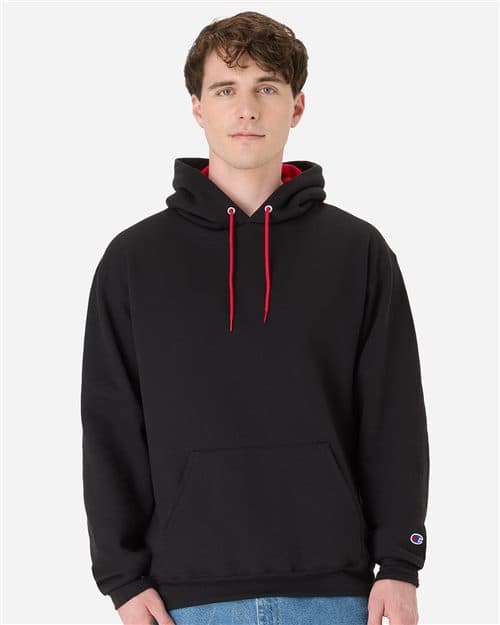 Champion Unisex Powerblend® Contrast Color Hooded Sweatshirt