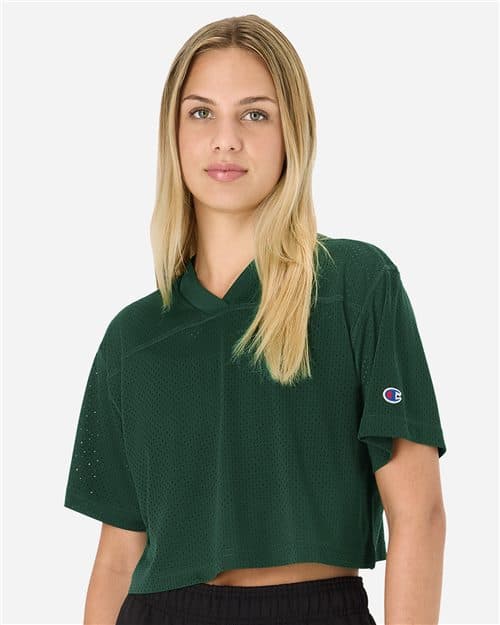 Champion Women's V-Neck Mid-Length Practice Mesh Jersey