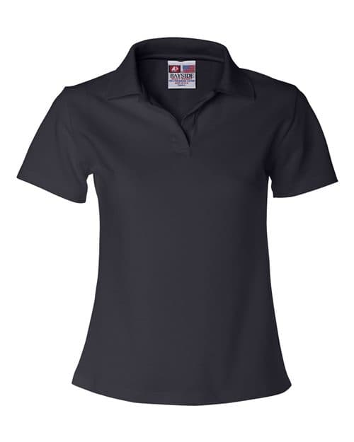Bayside Women's USA-Made V-Neck Polo