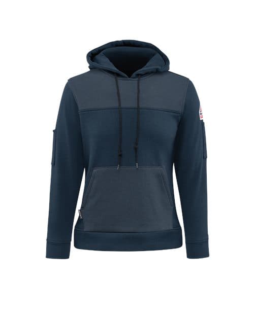 Bulwark Women's Flame-Resistant Fleece Hooded Sweatshirt