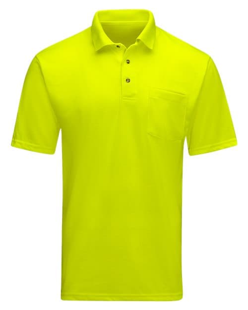Red Kap Men's Enhanced Visibility Safety Polo