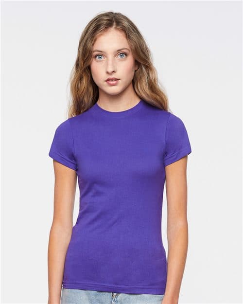 LAT Women's Fitted Fine Jersey Tee