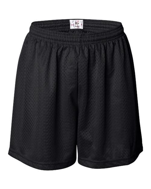 Badger Women's Pro Mesh 5" Solid Liner Shorts