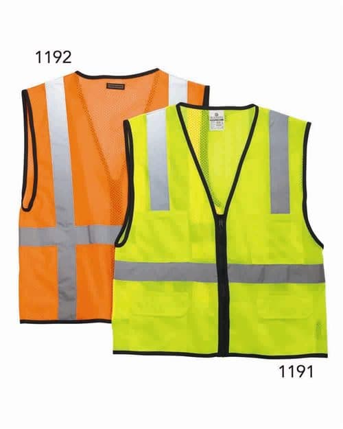 Kishigo Unisex Economy Mesh 6-Pocket Vest