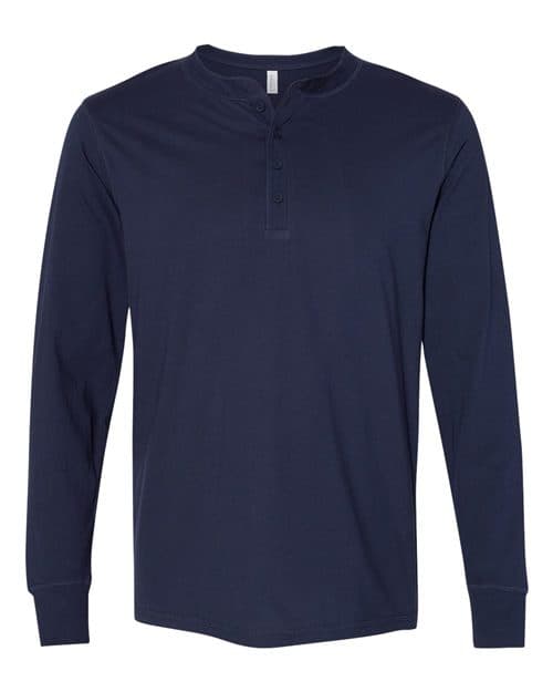 BELLA + CANVAS Men's Jersey Henley