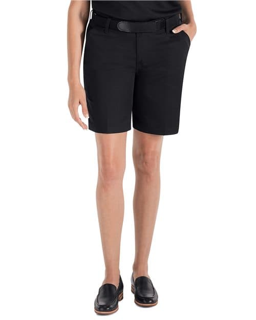 Red Kap Women's Plain Front 8" Shorts