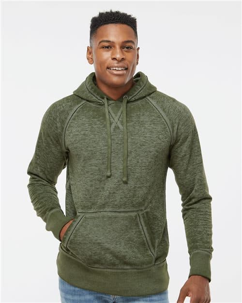 J. America Men's Vintage Zen Fleece Hooded Sweatshirt