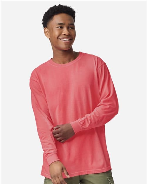 Comfort Colors Unisex Garment-Dyed Heavyweight Long Sleeve T-Shirt