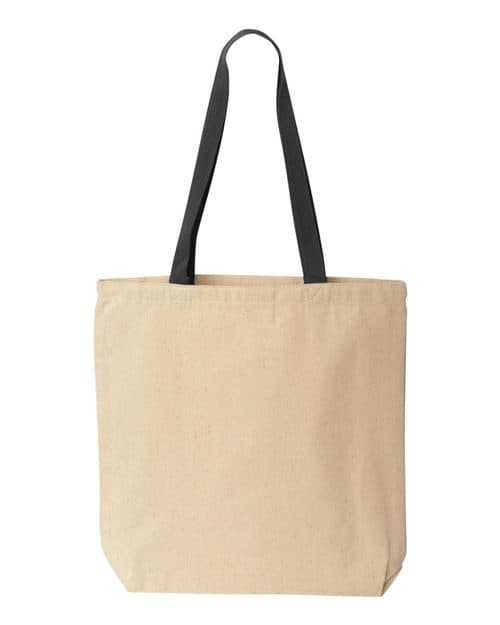 Liberty Bags Natural Tote with Contrast-Color Handles