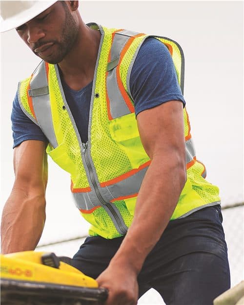 Kishigo Unisex Premium Brilliant Series® Heavy-Duty Class 2 Vest