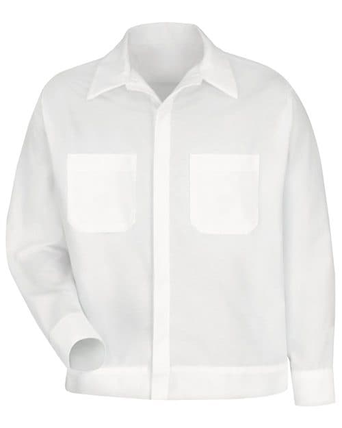 Red Kap Men's Button-Front Shirt Jacket