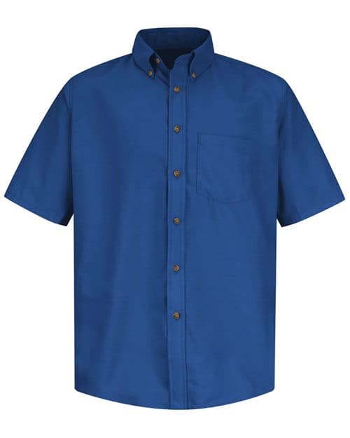 Red Kap Men's Poplin Short Sleeve Dress Shirt