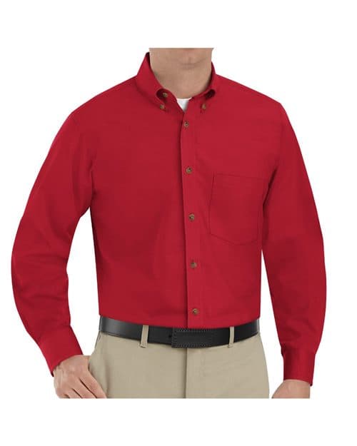 Red Kap Men's Poplin Dress Shirt