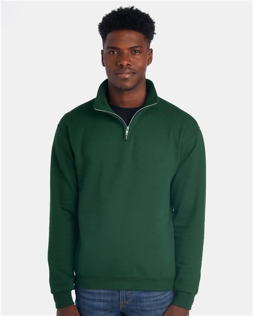 JERZEES Unisex Nublend® Cadet Collar Quarter-Zip Sweatshirt