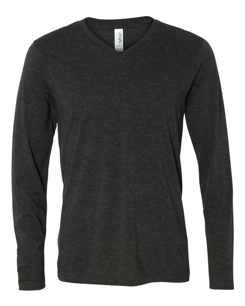 BELLA + CANVAS Unisex Long Sleeve V-Neck Tee