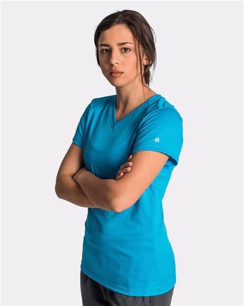 Badger Women’s B-Core V-Neck T-Shirt
