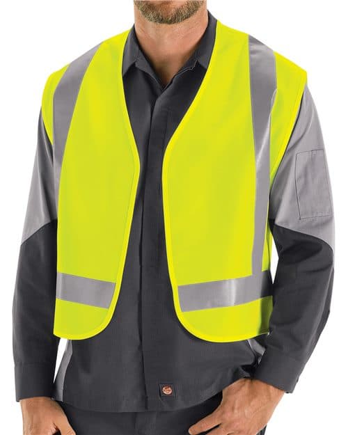 Red Kap Men's High Visibility Safety Vest