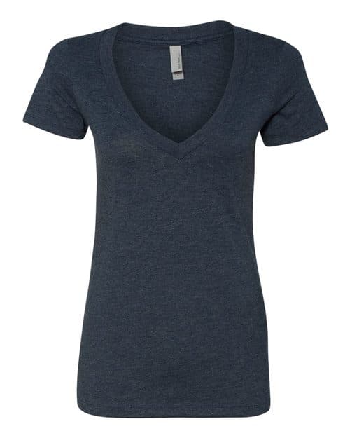Next Level Women’s CVC Deep V-Neck T-Shirt