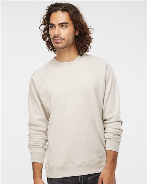Independent Trading Co. Unisex Special Blend Raglan Crewneck Sweatshirt
