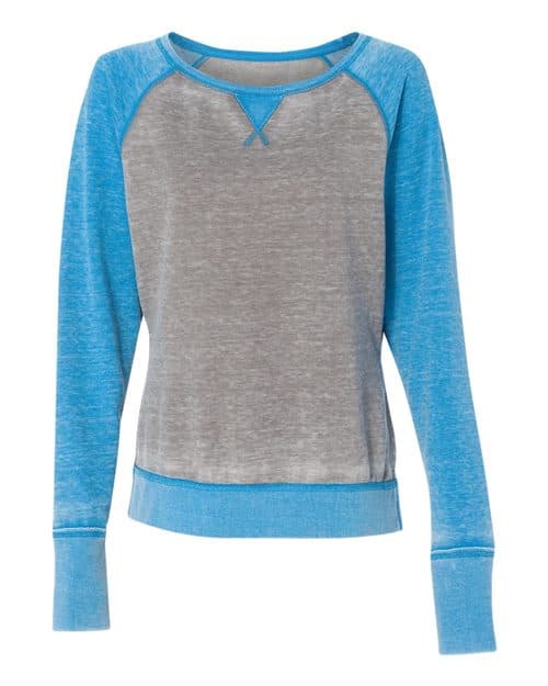 J. America Women’s Zen Fleece Raglan Sweatshirt