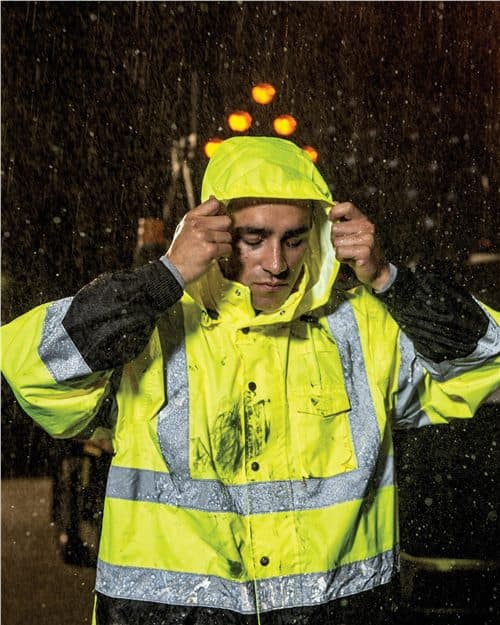 Kishigo Unisex Storm Cover Waterproof Rain Jacket