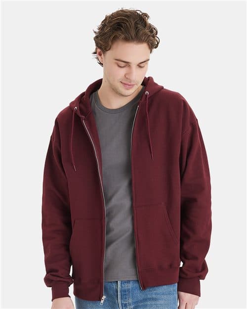 Hanes Unisex Ultimate Cotton® Full-Zip Hooded Sweatshirt