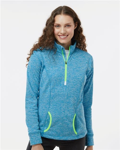 J. America Women's Cosmic Fleece Quarter-Zip Pullover
