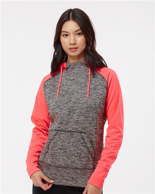 J. America Women’s Colorblocked Cosmic Fleece Hooded Sweatshirt