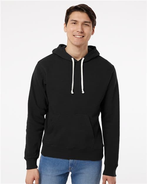 J. America Men's Triblend Fleece Hooded Sweatshirt