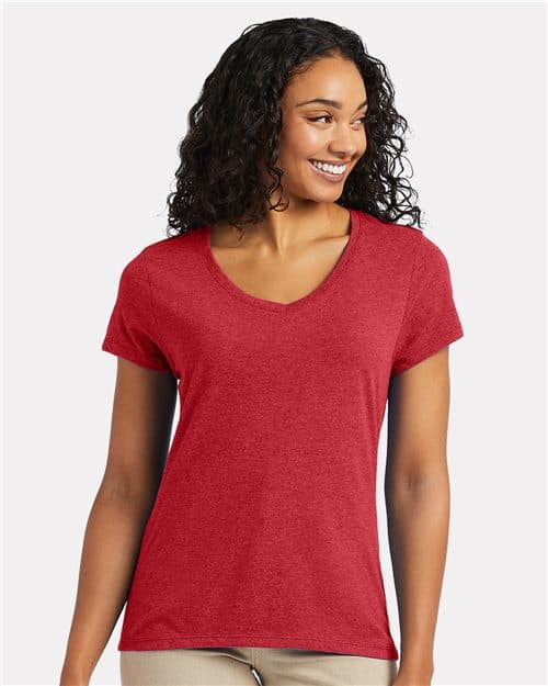 Hanes Women's Perfect-T Triblend V-Neck T-Shirt
