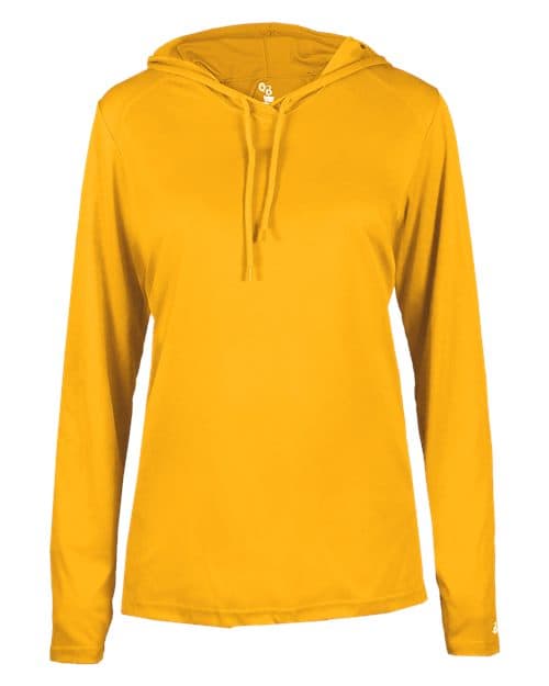 Badger Women's B-Core Long Sleeve Hooded T-Shirt